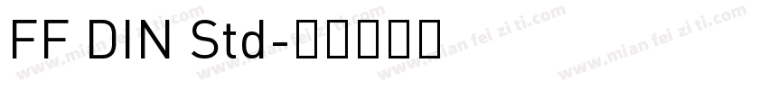 FF DIN Std字体转换